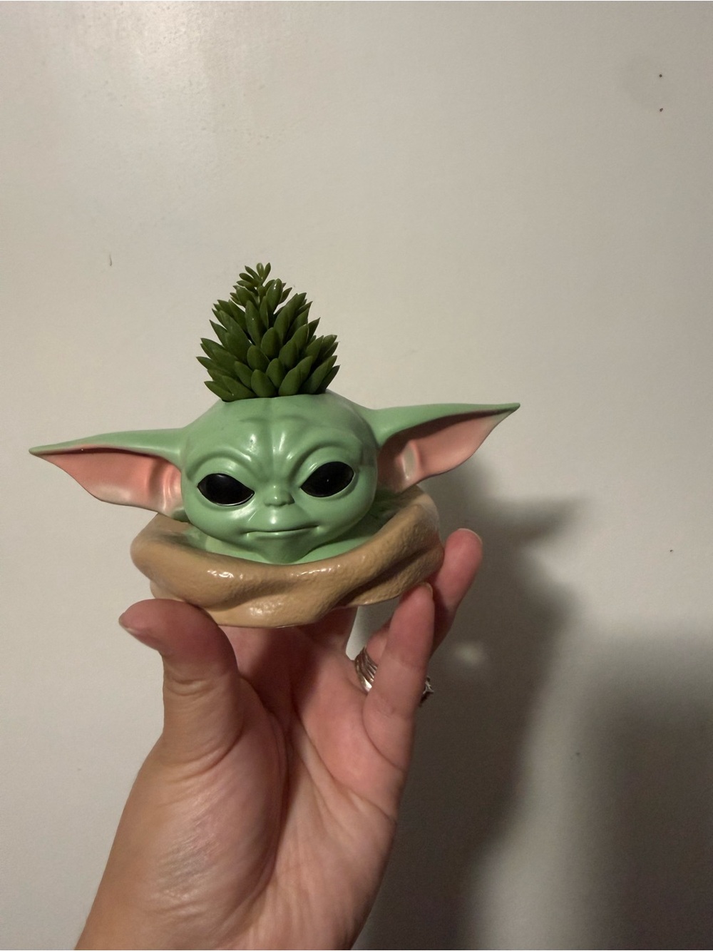 Baby Yoda Succulent Planter - Green